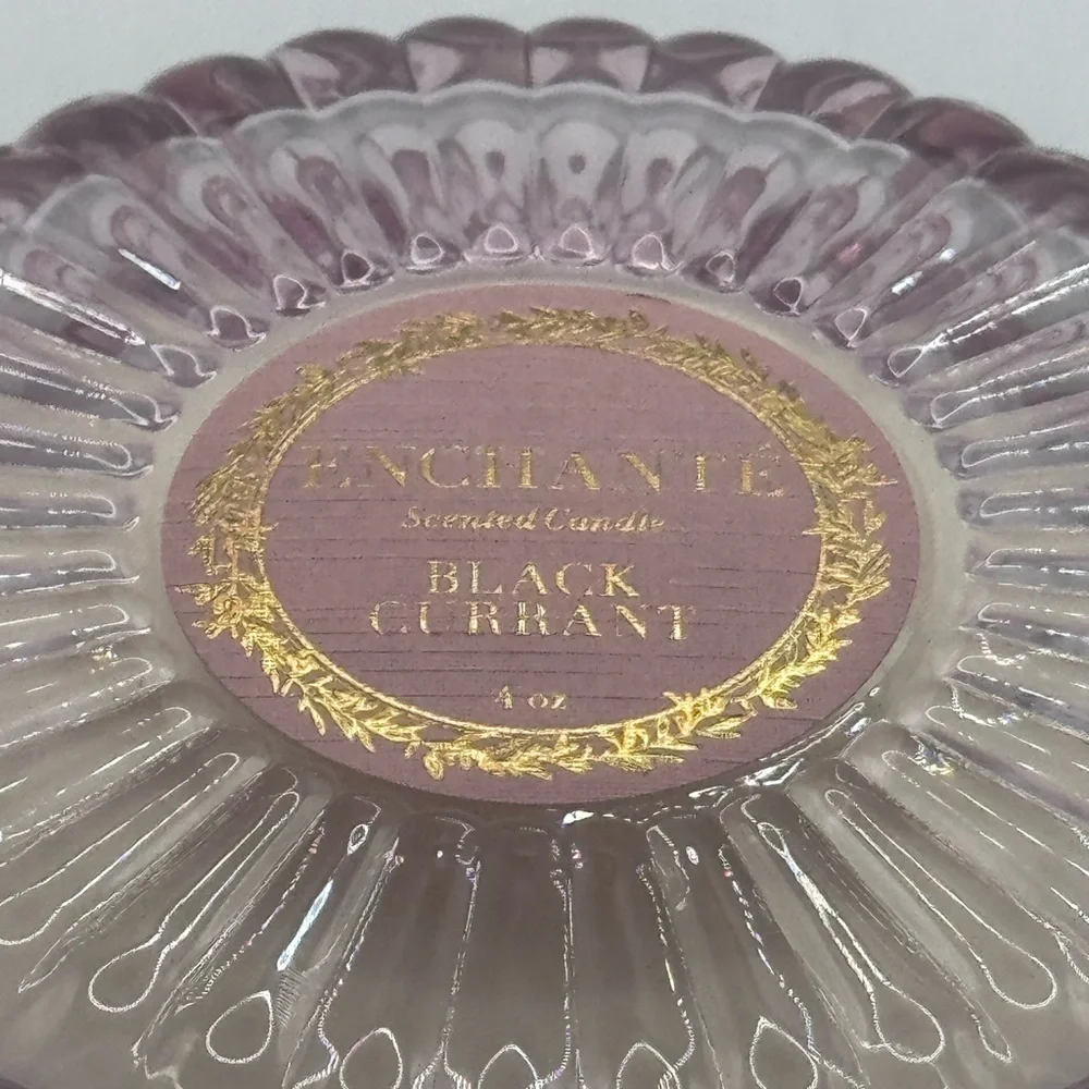 Enchante black currant candle 4 0z